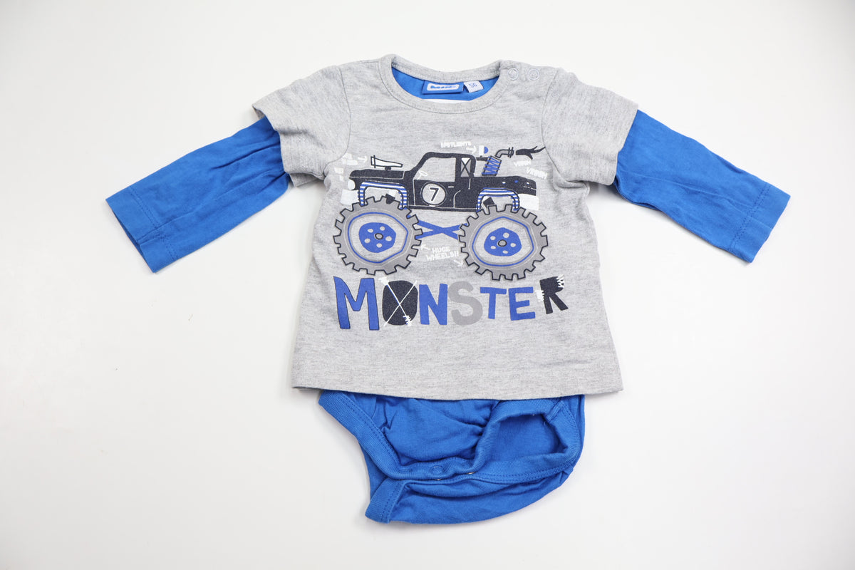 Body från Mini - Storlek 56 - Grå
