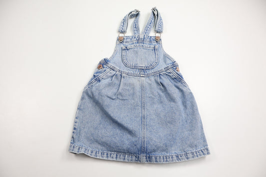 Hängselklänning i jeans från H&M - Storlek 110 - Denim