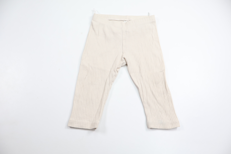 Ribbade byxor från H&M - Storlek 80 - Beige