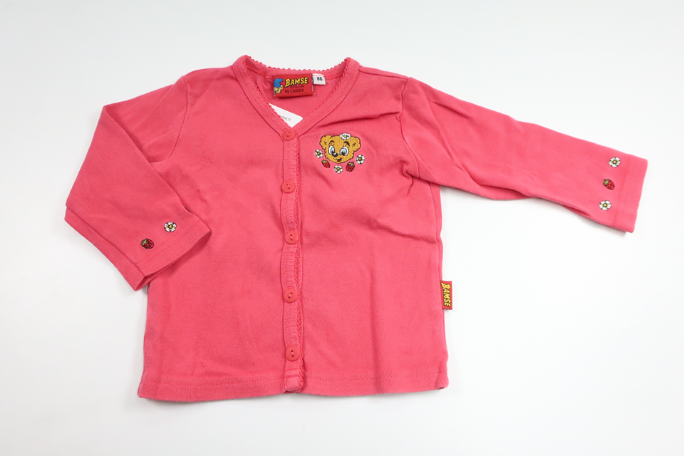 Cardigan fra Bamse by Lindex - Størrelse 86 - Rosa