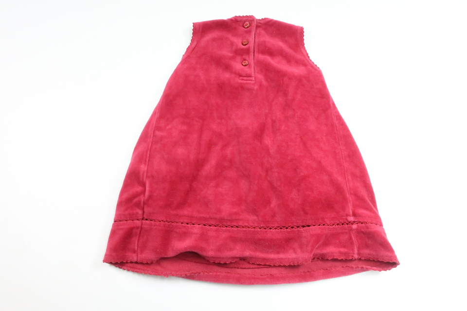 Fleece kjole fra H&M - Størrelse 74 - Rød