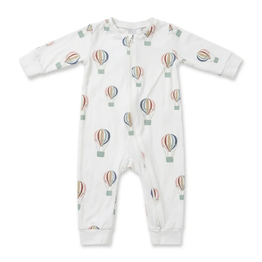 Mönstrad pyjamas från Kappahl - Storlek 56/62 - Vit