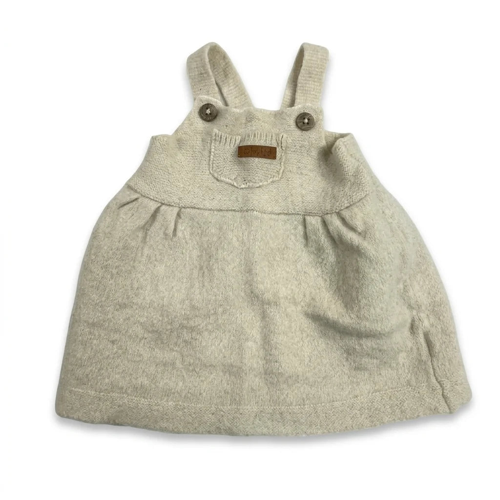 Hängselklänning från Cubus - Storlek 74 - Beige