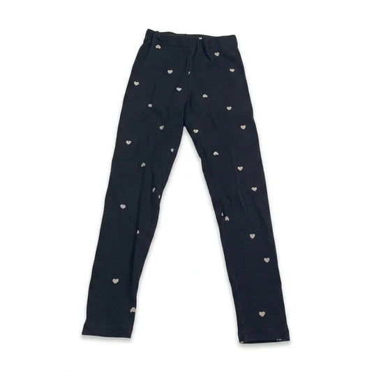 Prikkede leggings fra H&M - Størrelse 116 - Sort