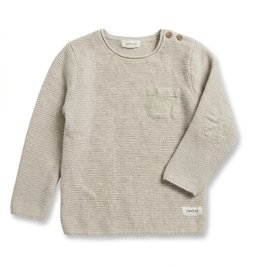 Tröja från Newbie - Storlek 86 - Beige