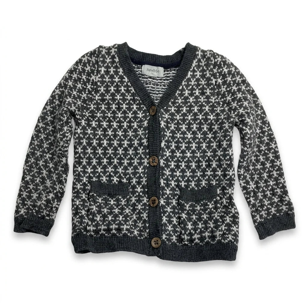 Cardigan fra Newbie - Størrelse 62 - Grå