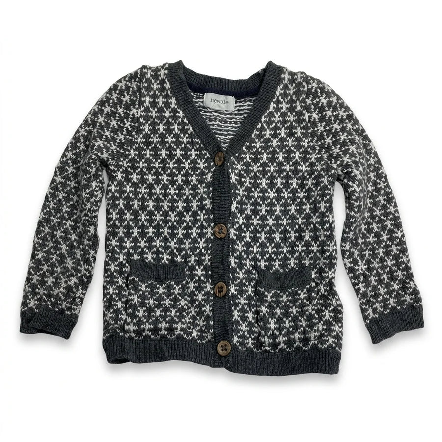 Cardigan fra Newbie - Størrelse 62 - Grå
