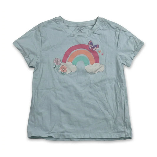 Mønstret t-shirt fra H&M - Størrelse 110/116 - Blå