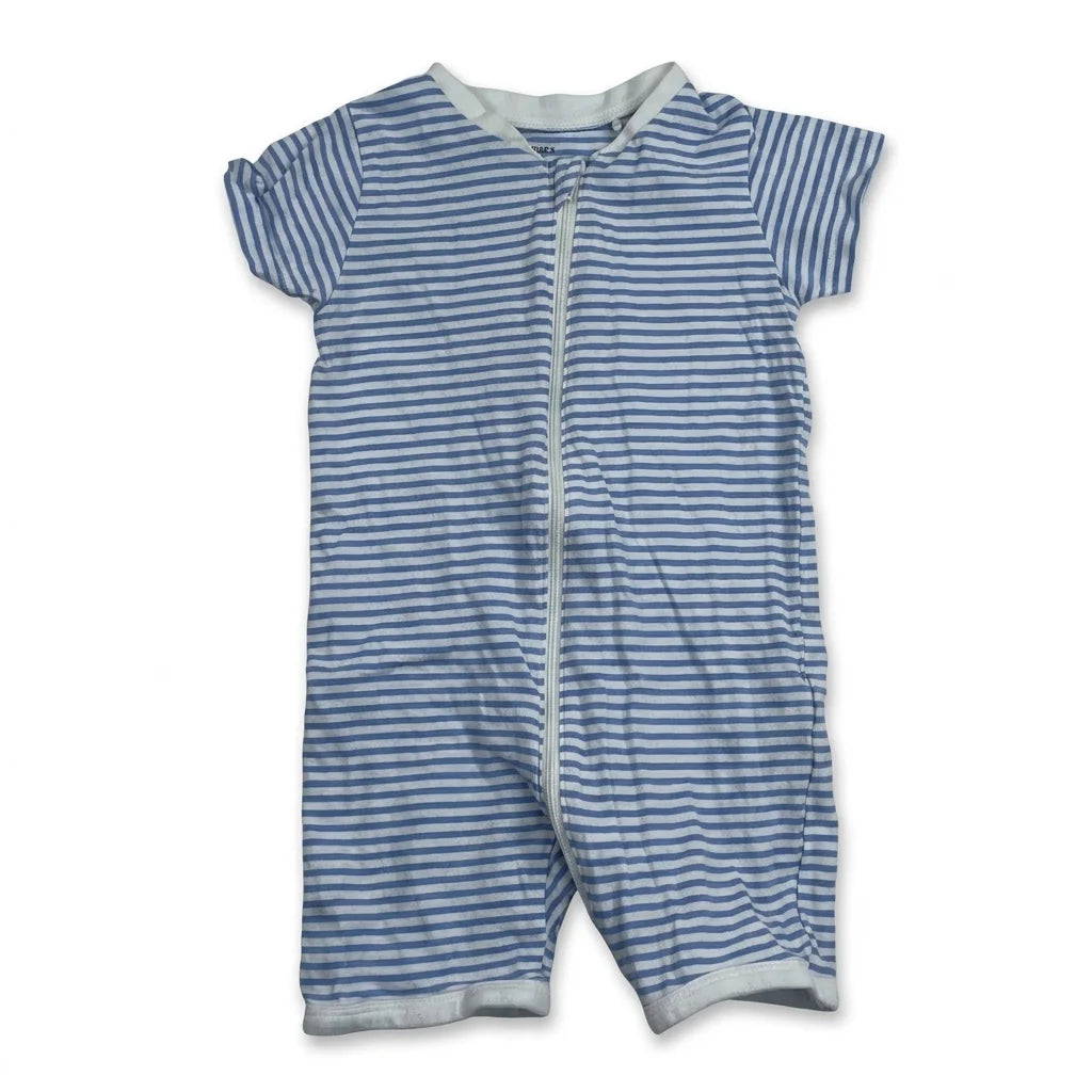 Randig pyjamas från Lindex - Storlek 74 - Vit