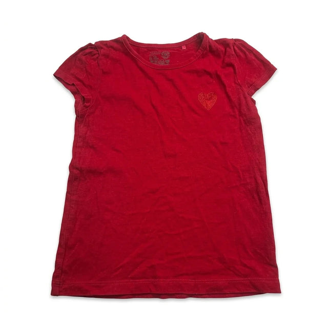 T-shirt från Lindex - Storlek 104 - Röd