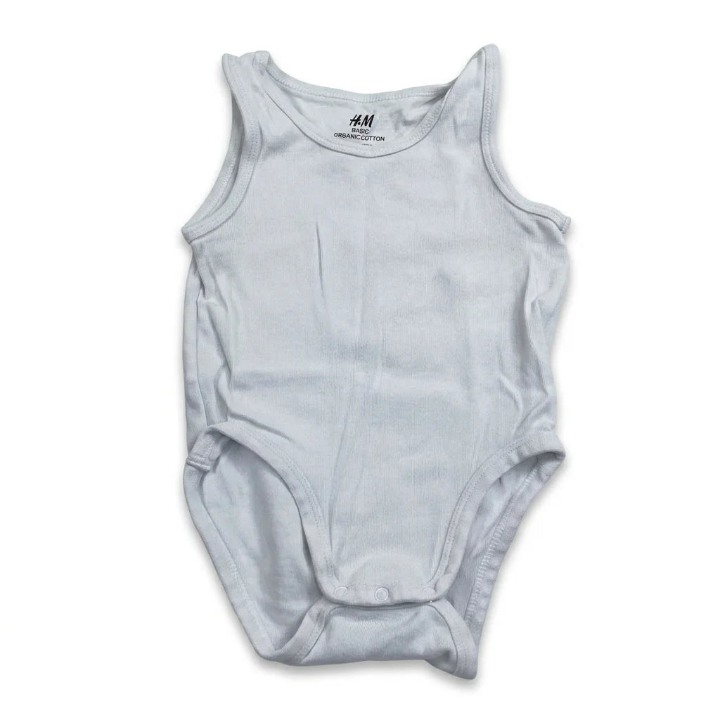 Body fra H&M - Størrelse 68 - Hvid
