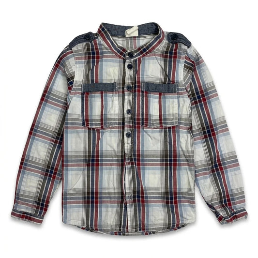 Rutig skjorta från H&M - Storlek 80 - Vit